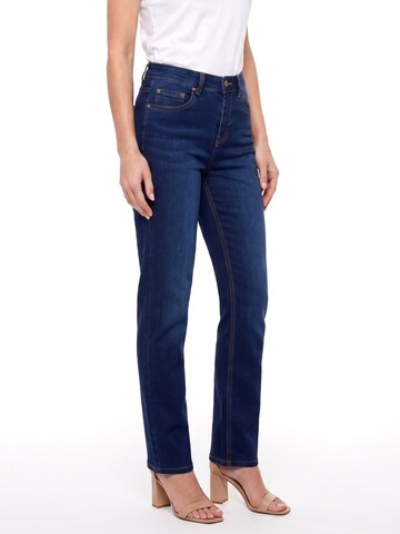 ESRA Regular Jeans 'Straight Leg Jeans aus extra weicher Baumwolle' in Blue