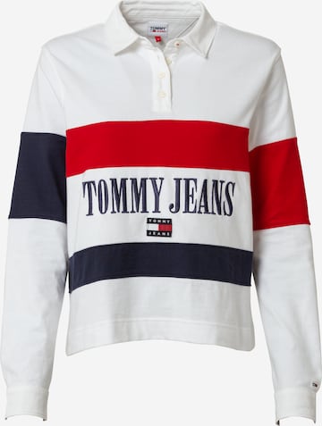 Tommy Jeans Shirt in Wit: voorkant