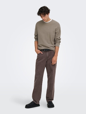 Pullover di Only & Sons in beige
