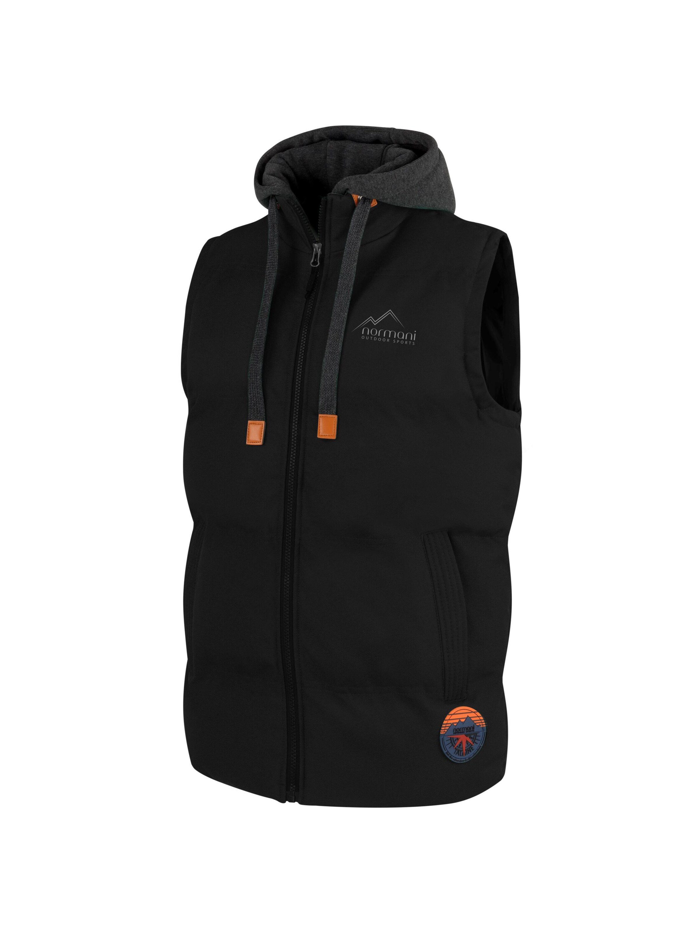 normani Sportbodywarmer 'Talmine' in Zwart