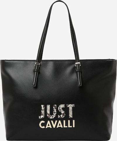 Just Cavalli Shopper in Gold / Black / White, Item view