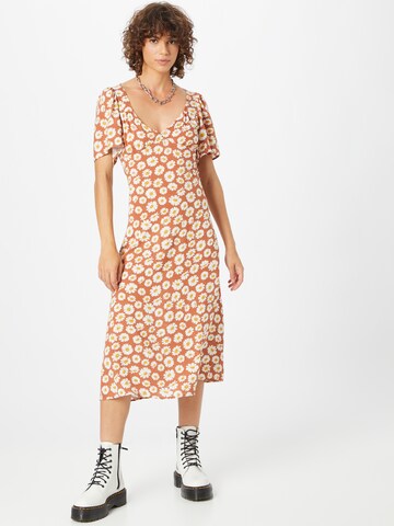 Monki Dress in Brown: front