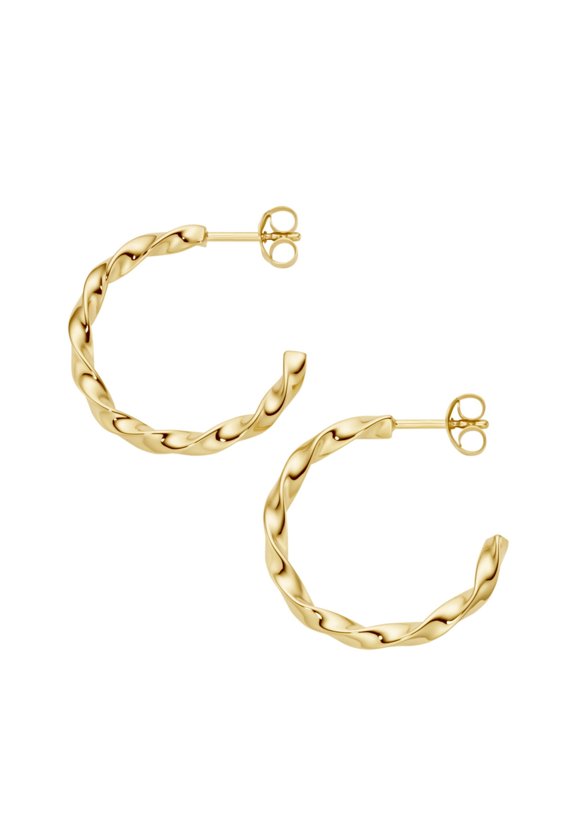 Suri Frey Øreringe ' Curly ' i guld: forside