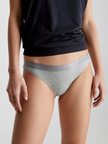 zils Calvin Klein Underwear Stringu biksītes: no priekšpuses
