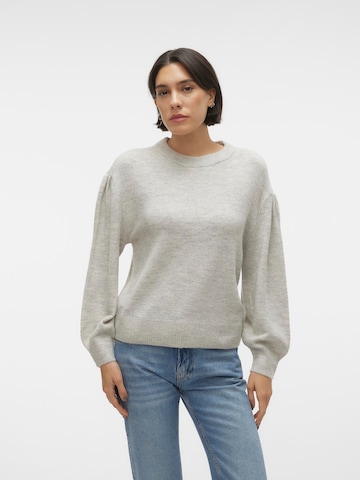 VERO MODA Sweater 'RILEY' in Grey: front