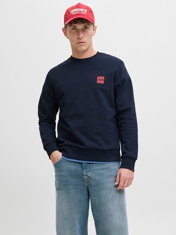 JACK & JONES Mikina 'JJBRANDY' - Modrá: predná strana