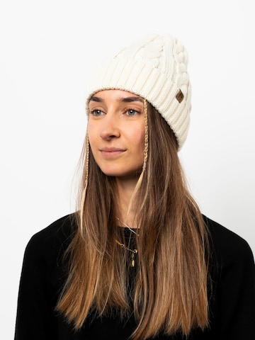 KOPYTO Beanie 'SCHAF' in Beige: front