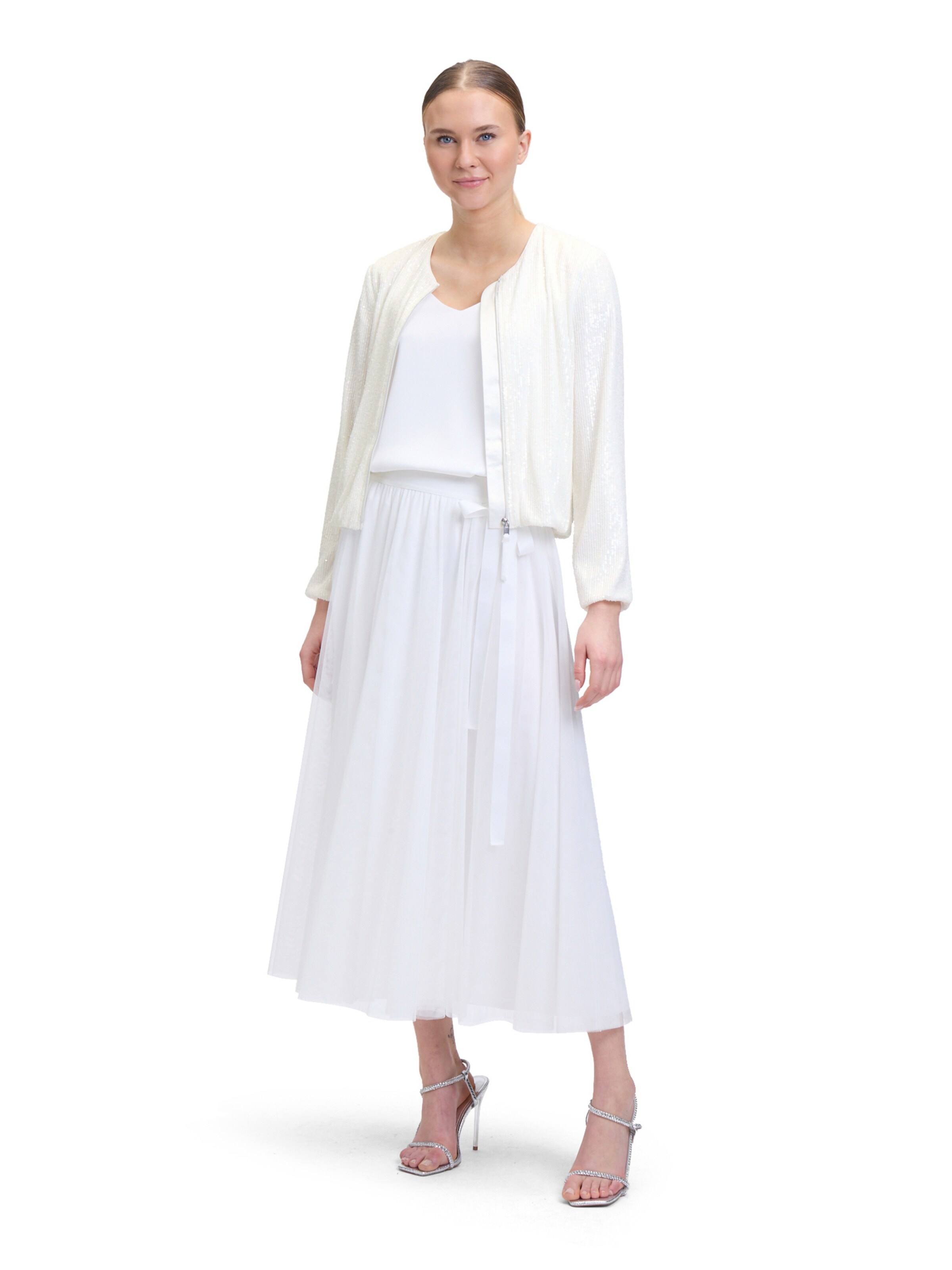 Giacca di mezza stagione di Vera Mont in bianco