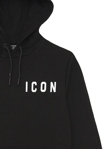 ICON Sweatshirt 'BACK SPLASH' in Schwarz