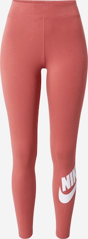 Nike Sportswear Leggings 'Essential' in Red: front