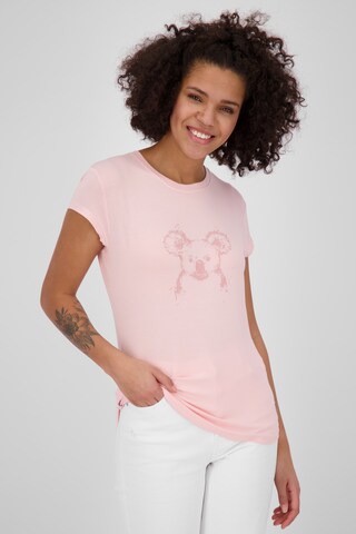 T-shirt 'MimmyAK' Alife and Kickin en rose : devant