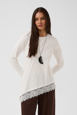 T-shirt 'CUVena' CULTURE en blanc : devant