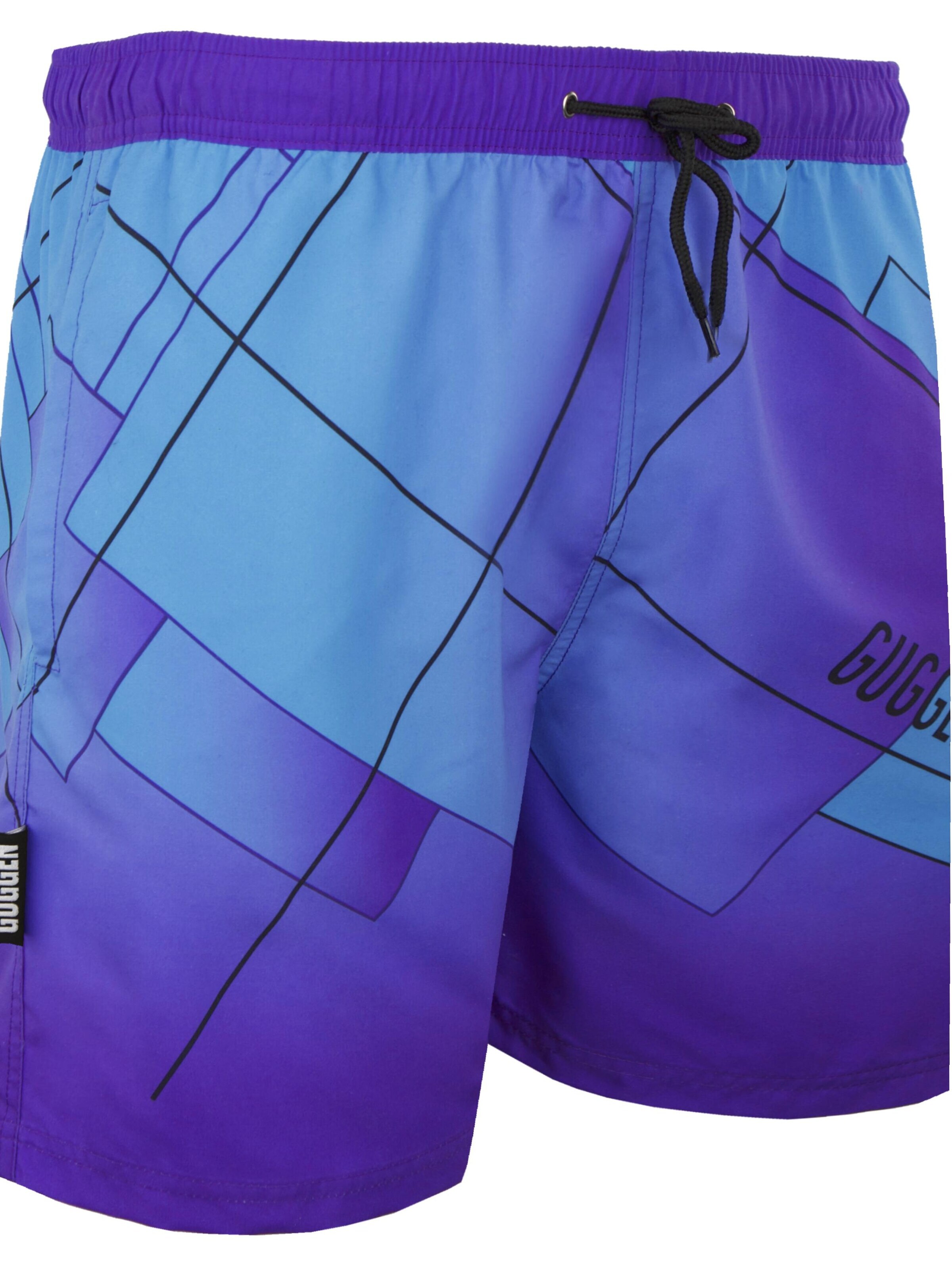 Guggen Mountain Badeshorts 'Boardshorts B8'‌‌‌‌‌‌ in Lila