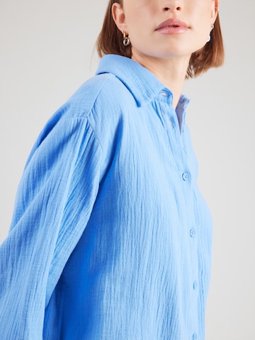 QS Bluse in Blau