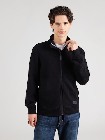 Giacca di felpa di s.Oliver in nero: frontale