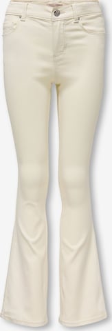 ONLY GIRLS Levenevä Farkut 'KOGROYAL' värissä beige: etupuoli