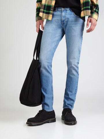 Coupe slim Jean 'Luke' Lee en bleu : devant