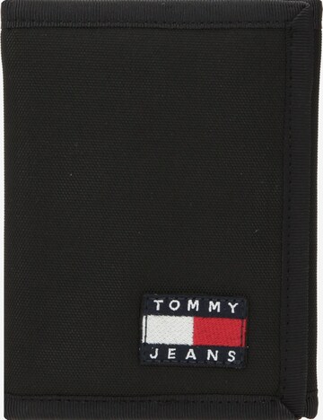 Portamonete di Tommy Jeans in nero: frontale