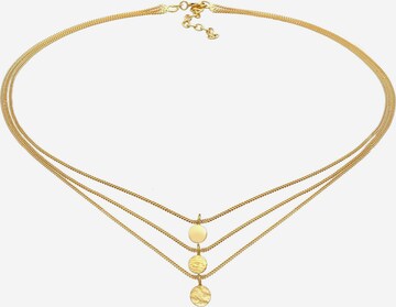 ELLI Halskette Choker, Layer in Gold: predná strana