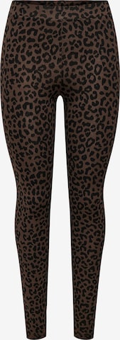 ONLY - Skinny Leggings 'BELLA' em castanho: frente