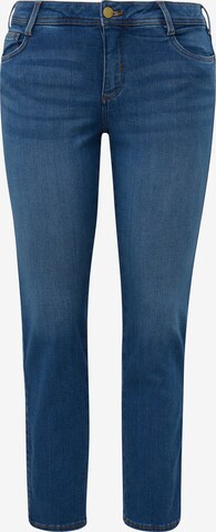 TRIANGLE Slimfit Jeans in Blauw: voorkant