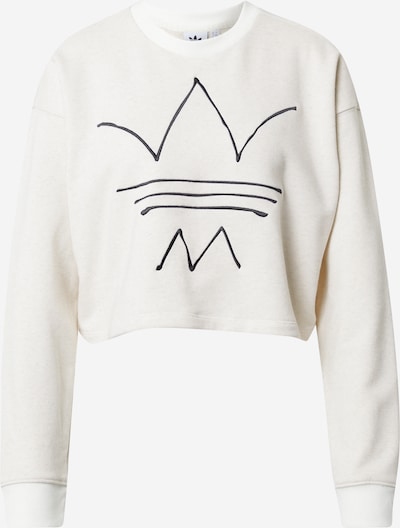 ADIDAS ORIGINALS Sweat-shirt 'R.Y.V.' en noir / blanc naturel, Vue avec produit