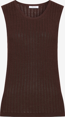 Tops en tricot Tamaris en marron : devant