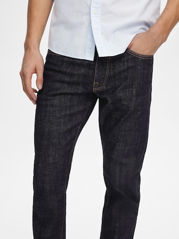 Slimfit Jeans 'LEON' di SELECTED HOMME in blu