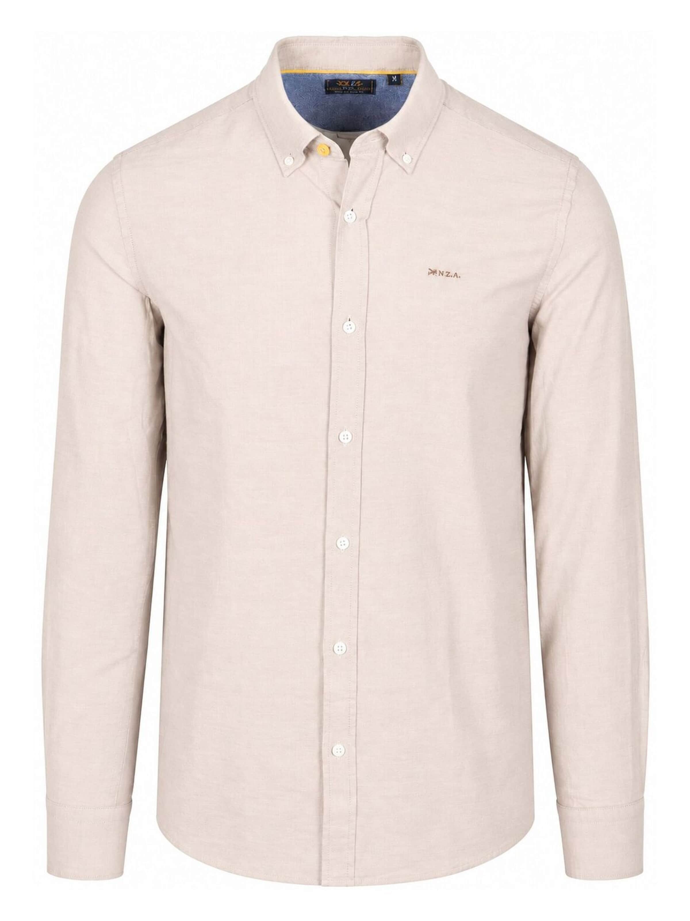 NZA New Zealand Auckland Overhemd in Beige: voorkant