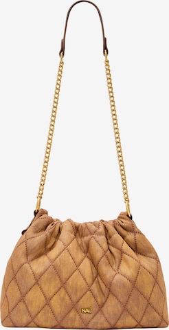 NALì Schultertasche in Braun: Vorderseite