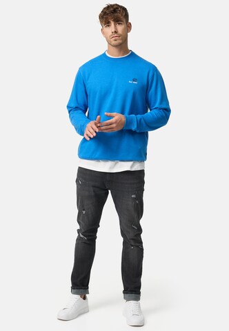 INDICODE JEANS Sweatshirt 'Julius' in Blue