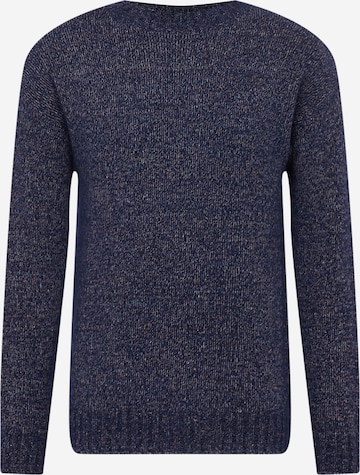 UNITED COLORS OF BENETTON Sweater in Blue: front