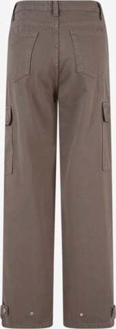 Wide leg Pantaloni cu buzunare de la DEF pe gri