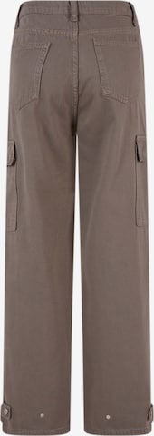 Wide Leg Pantalon cargo DEF en gris