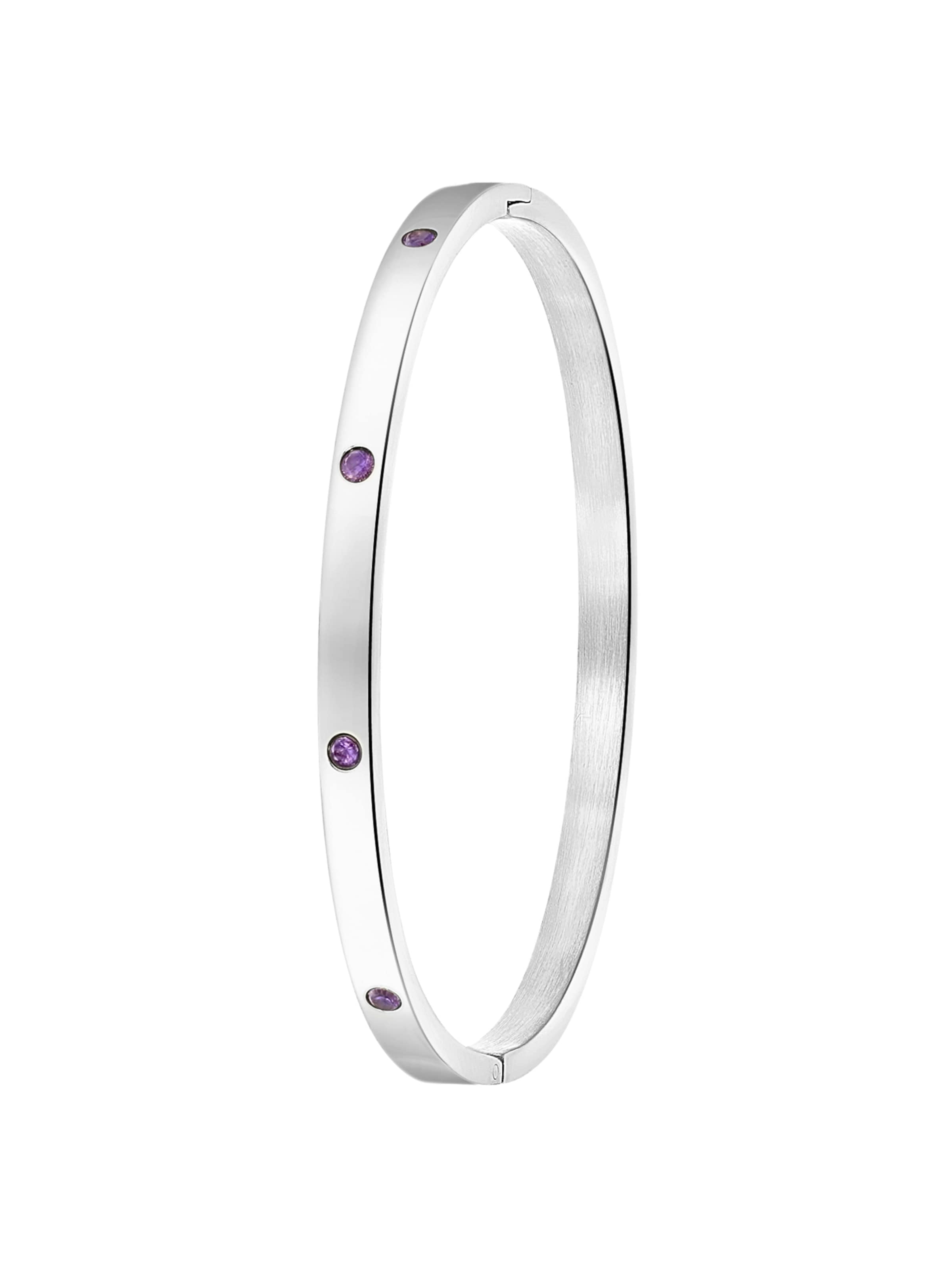 Lucardi Bracelet in Silver: front