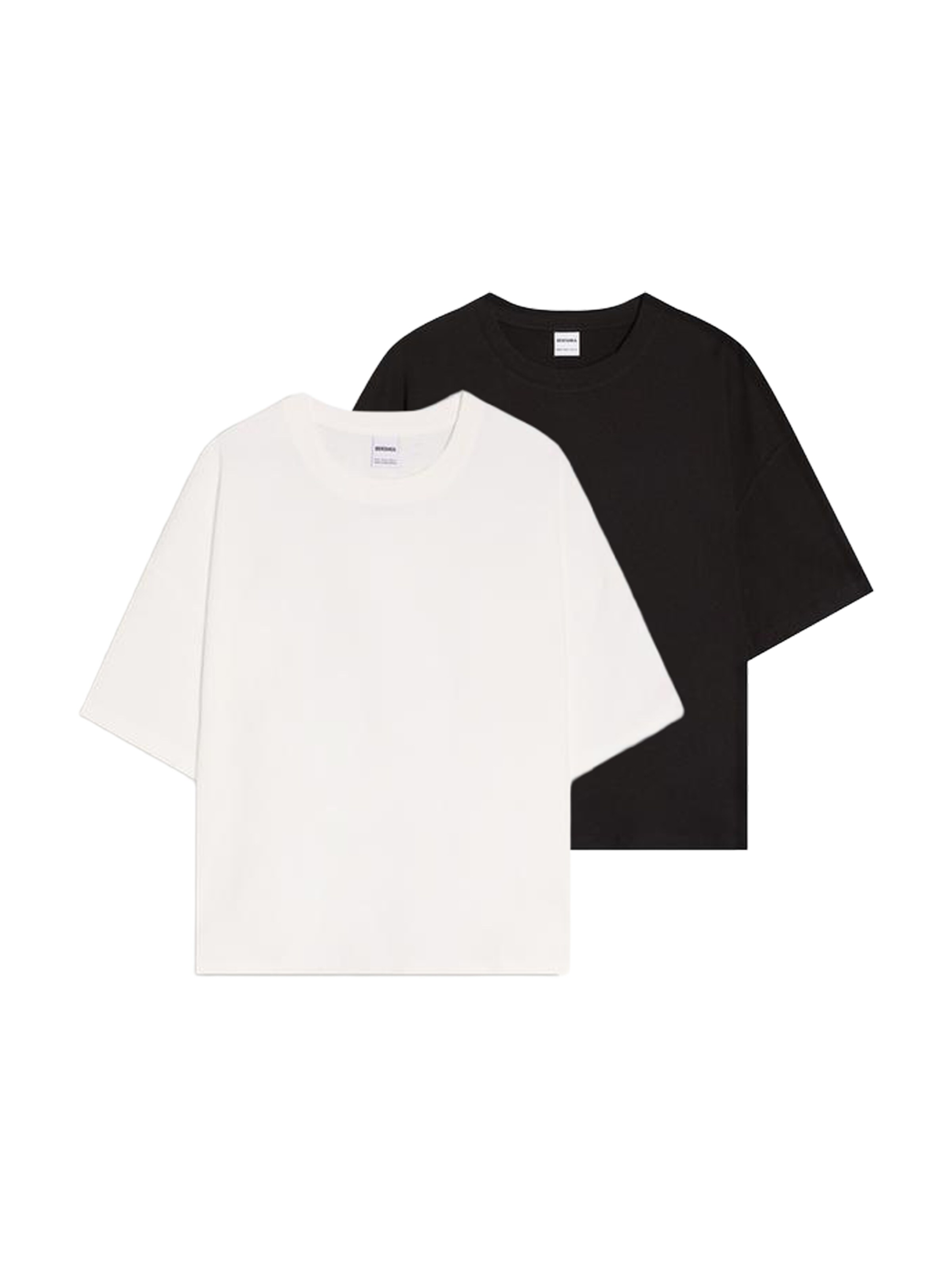 Bershka Koszulka w kolorze czarny: przód