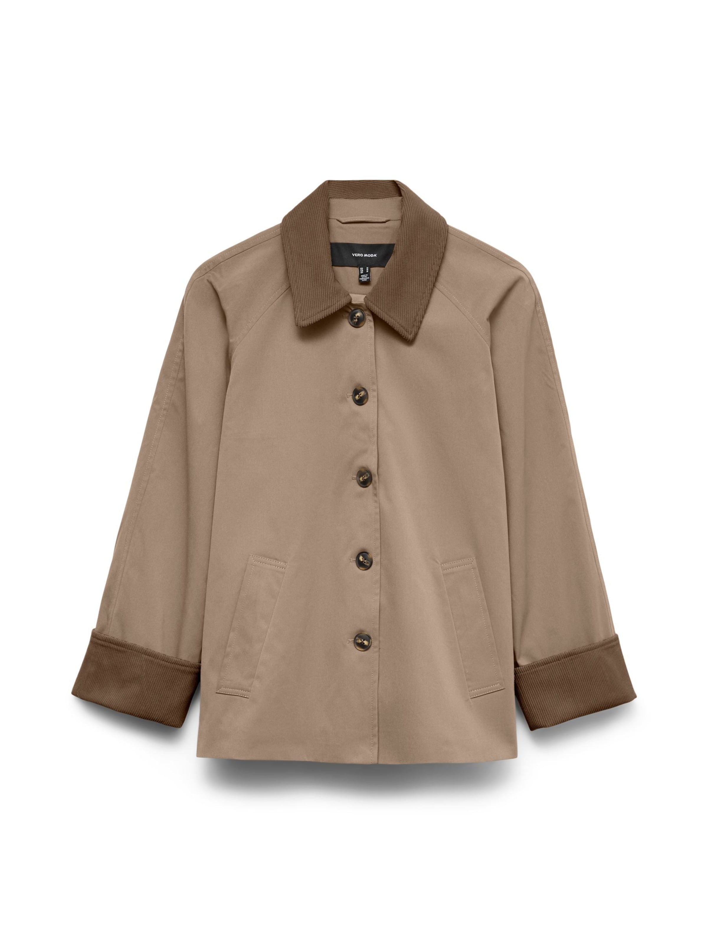 VERO MODA Overgangsjakke 'VMChelseafia' i brun: forside