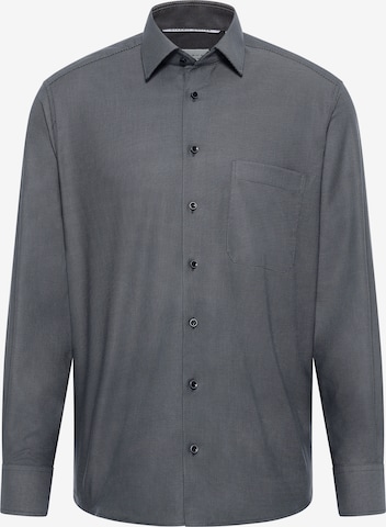 ETERNA Zakelijk overhemd in Zwart: voorkant