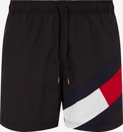 Tommy Hilfiger Underwear Zwemshorts in de kleur Navy / Lichtrood / Zwart / Wit, Productweergave