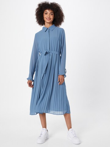VILA Košilové šaty 'Blossoms' – modrá: přední strana