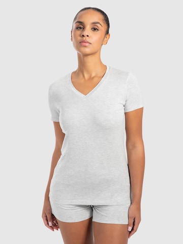 T-shirt 'Nela' Smilodox en gris : devant