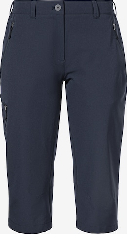 Schöffel Regular Outdoor trousers in Blue: front