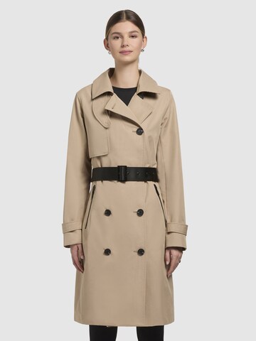 khujo Between-seasons coat 'ERINE' in Beige: front