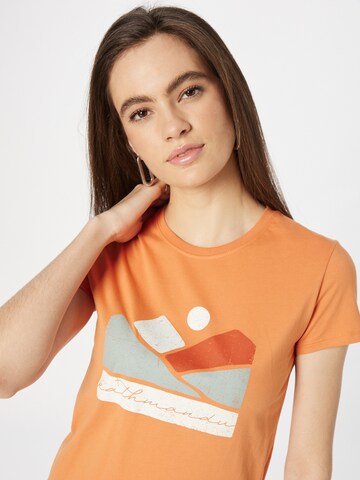 Kathmandu - Camiseta funcional 'Mountain Valley' en naranja