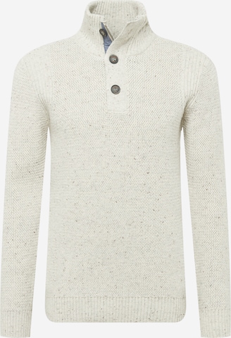 Petrol Industries Sweater in White: front