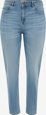 mėlyna WE Fashion Siaurėjantis Džinsai: priekis