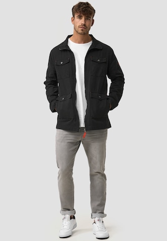 INDICODE JEANS Between-Season Jacket 'Simeon' in Black