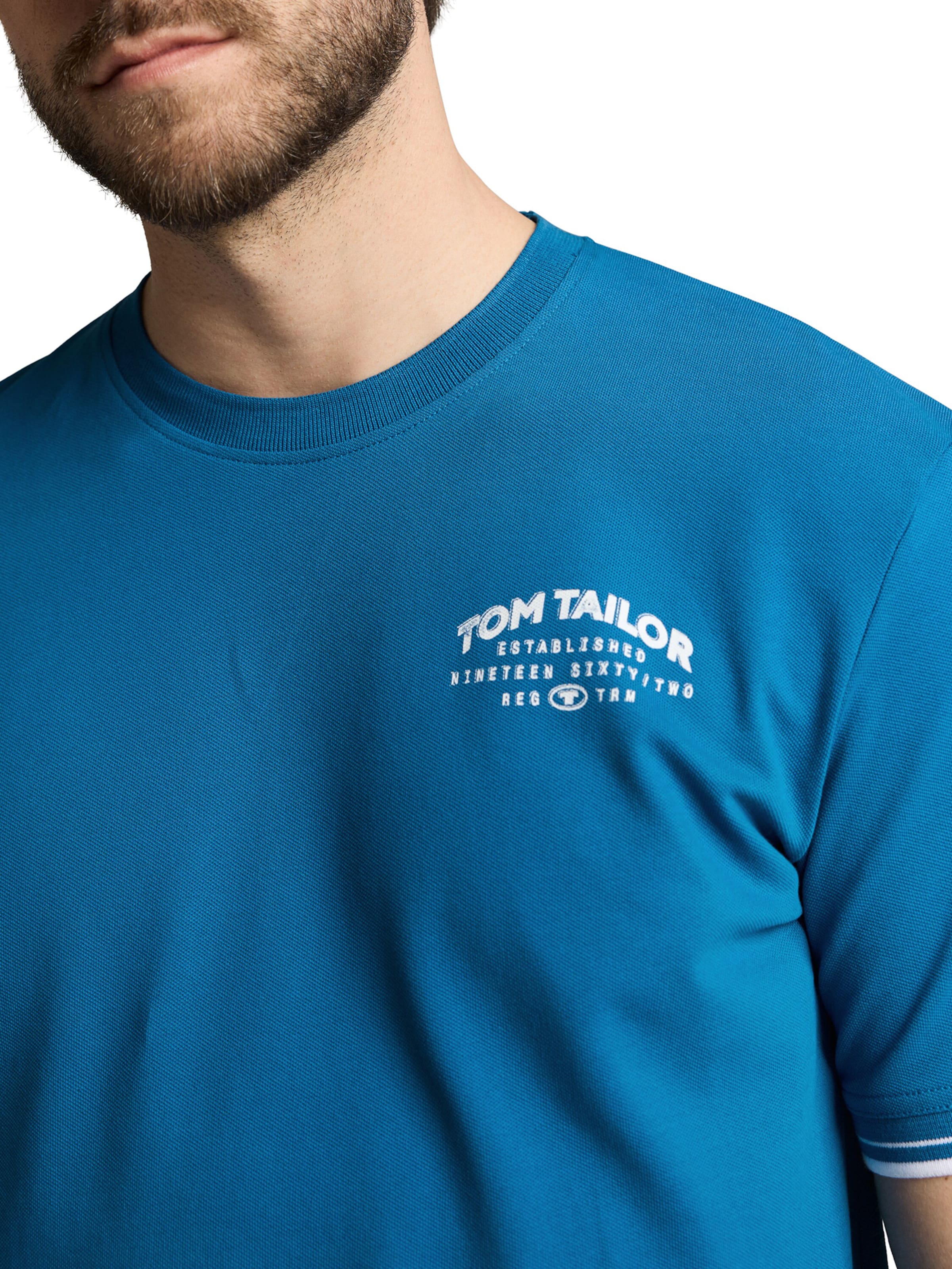 TOM TAILOR T-Shirt in Blau