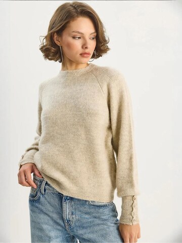Bianco Lucci Pullover in Beige: Vorderseite