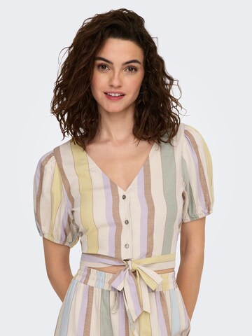 ONLY - Blusa 'Tine' en blanco